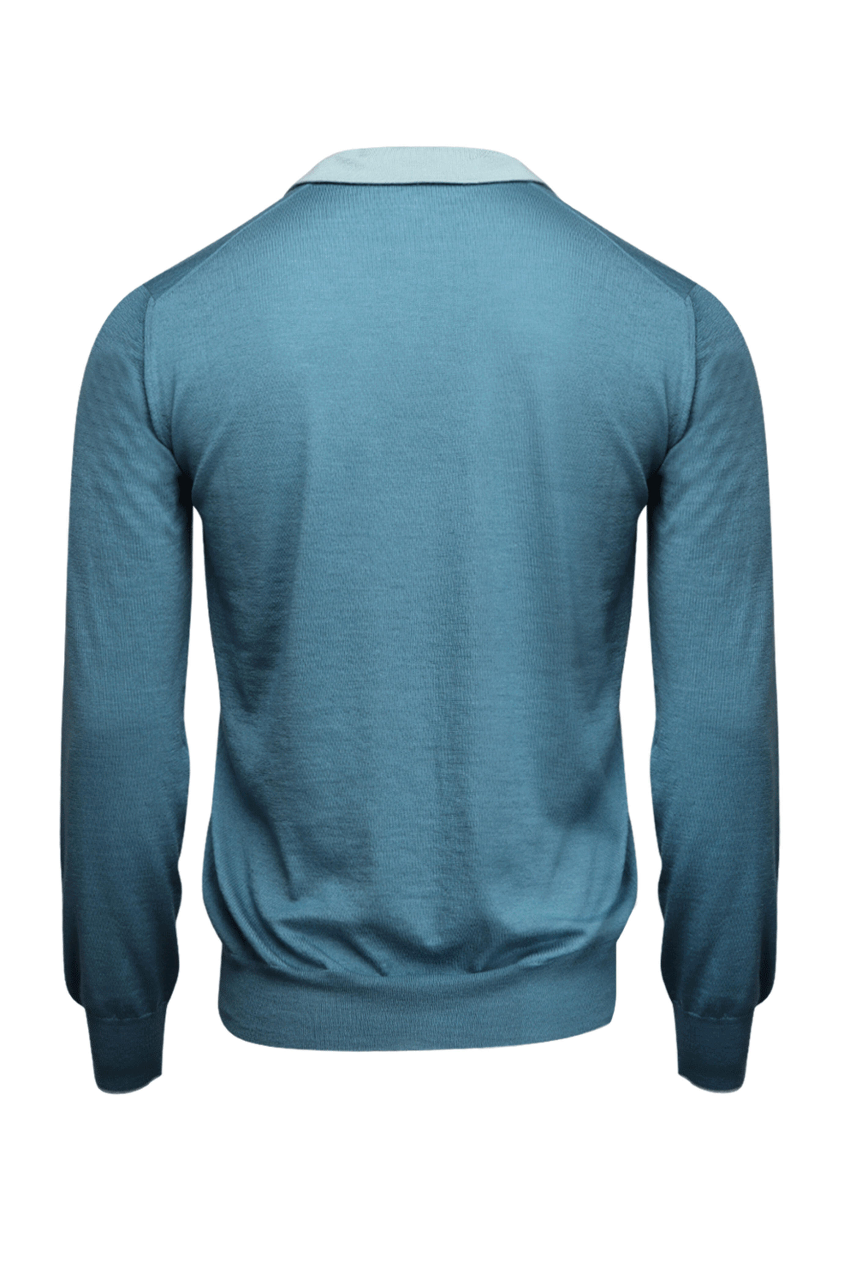 その他 Cesare Attolini Cesare Attolini - Cerulean Blue Quarter Zip Knit