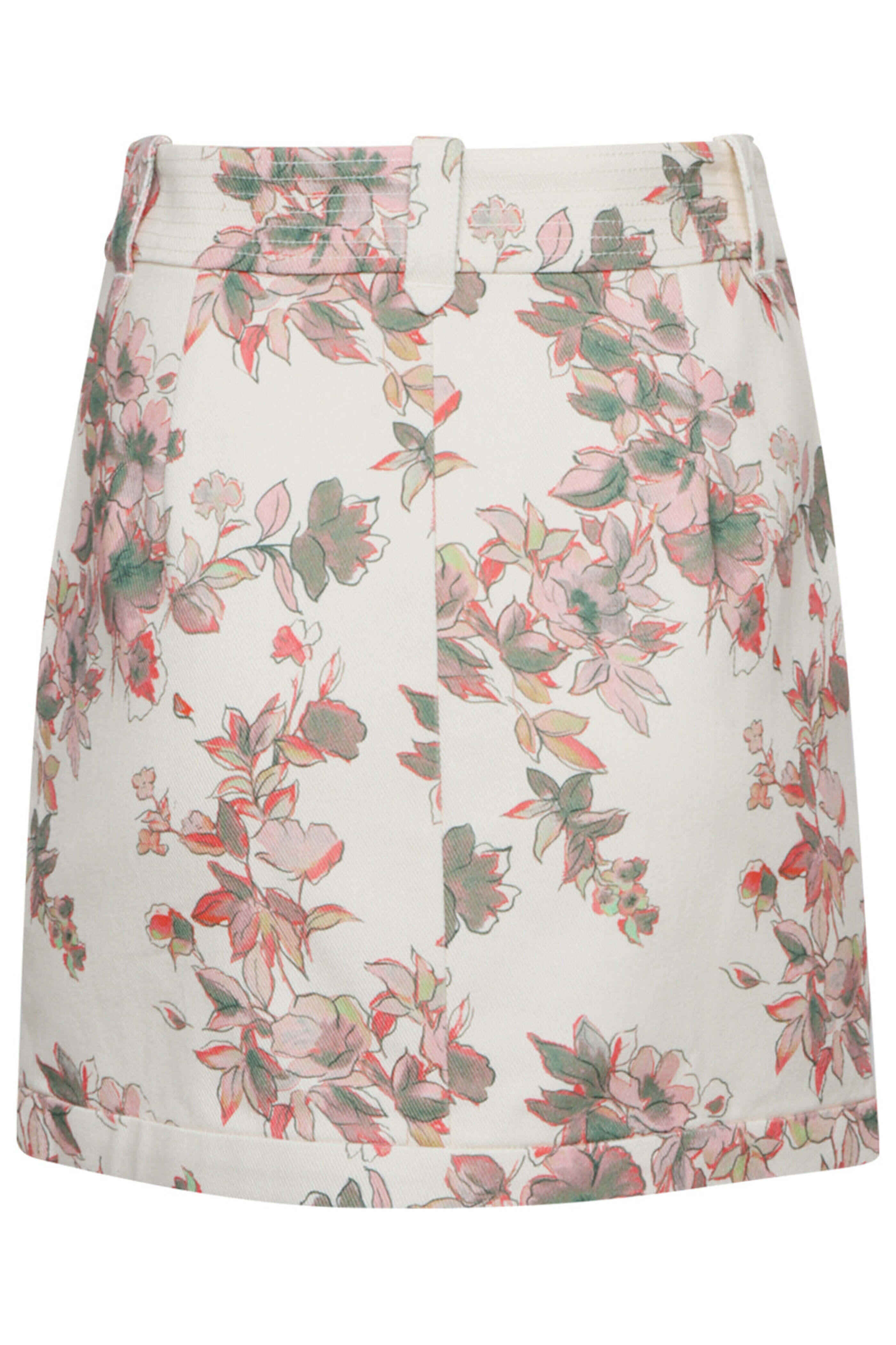 Hevron - Egret Floral Nora Skirt