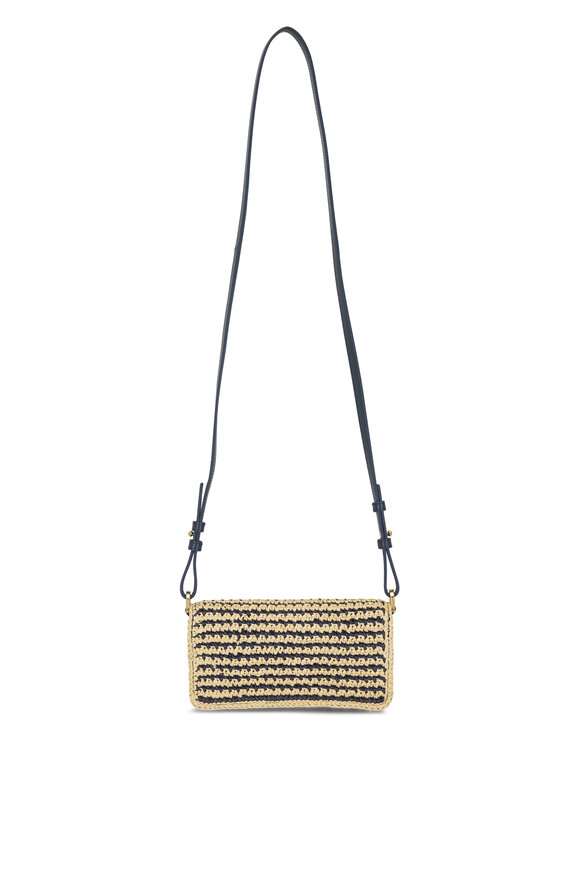 Christian Louboutin Mini Bettina Natural Crochet Raffia Crossbody - view 4