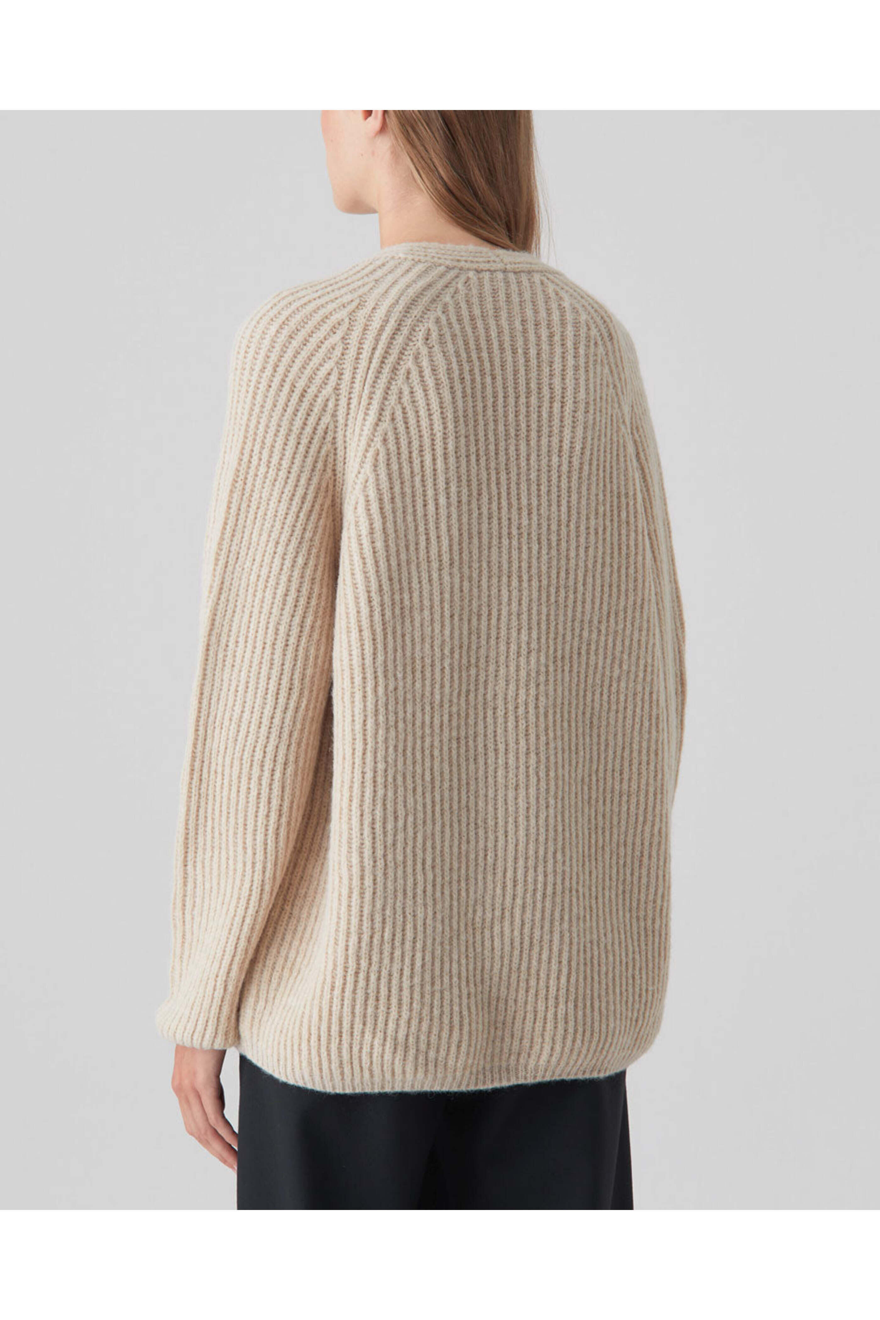 Closed - Nude Rib V Neck Sweater