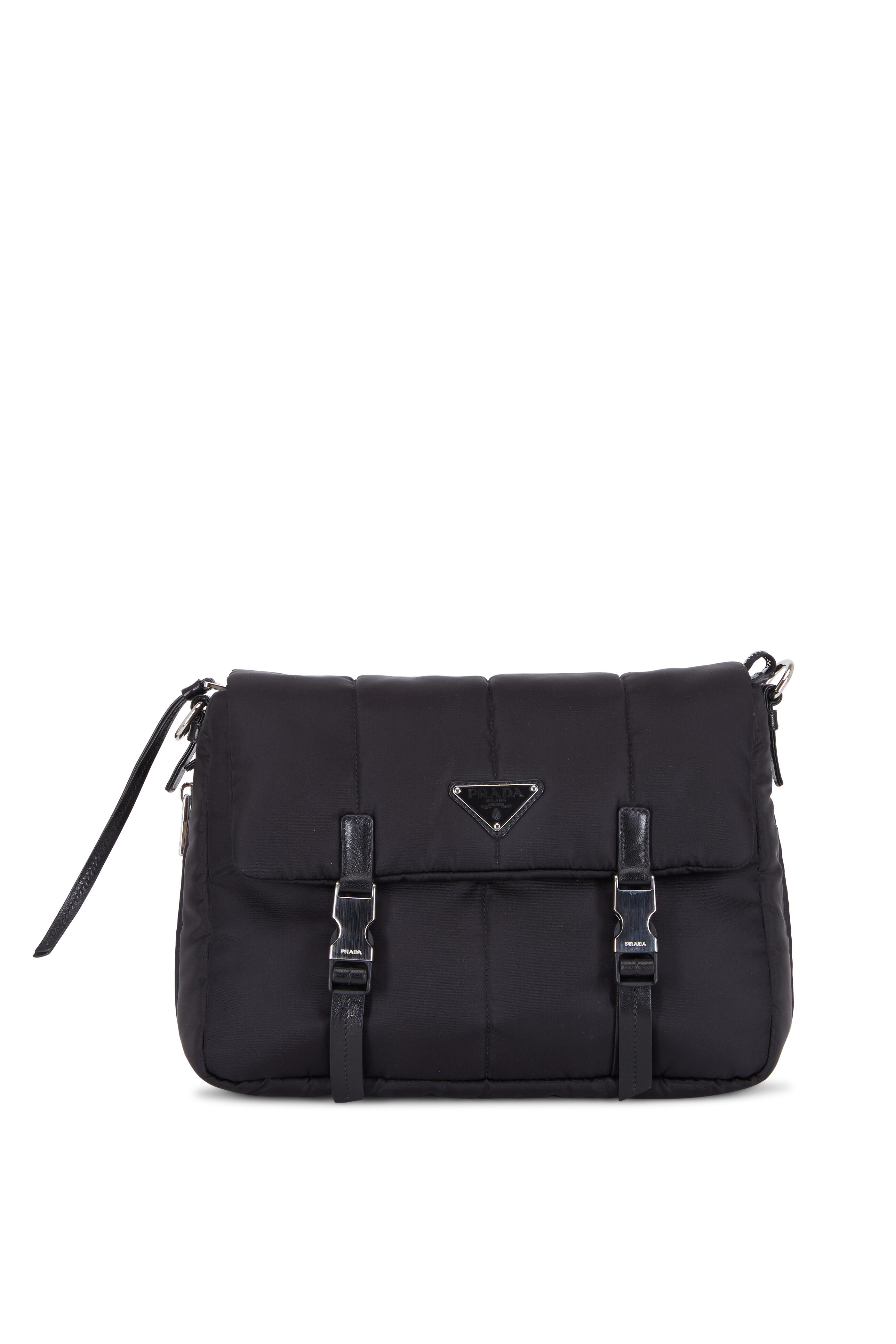 バッグ PRADA SPORT messenger bag black Prada // Black Nylon Messenger Bag – VSP Consignment