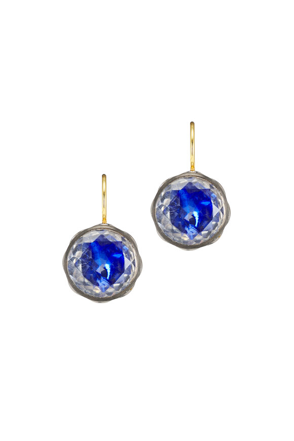 Larkspur & Hawk Catherine Button Quartz Earrings