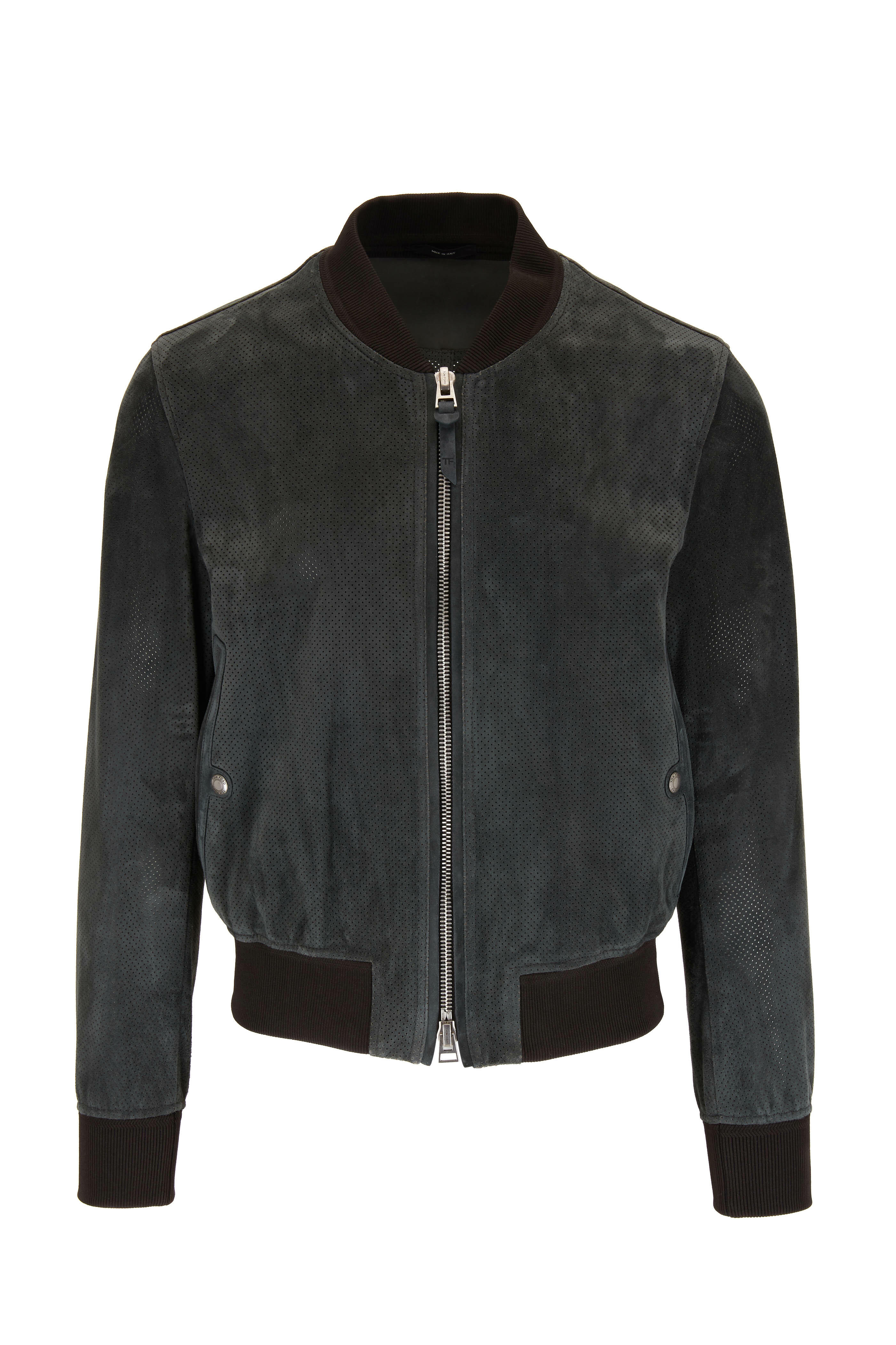 Tom ford green hot sale suede jacket