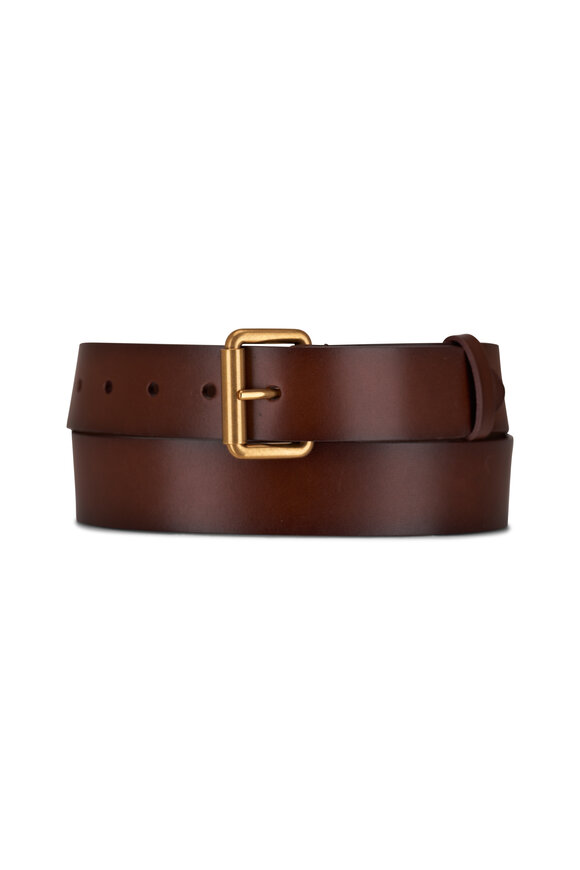 Valentino Garavani V-logo buckled belt - Brown