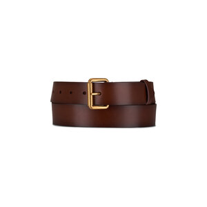 ベルト SAINT LAURENT Brown Leather Reversible Belt Reversible leather belt in brown - Saint Laurent | Mytheresa