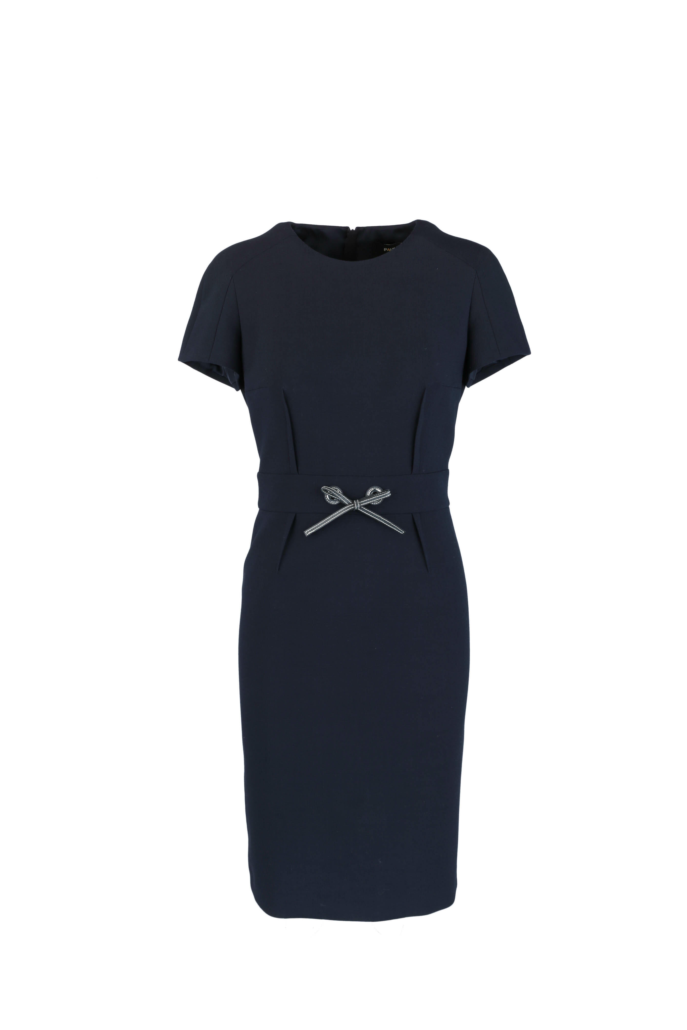 Paule Ka - Marine Blue Sheath Dress