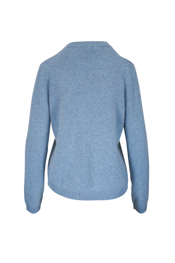 Loro Piana - Parksville Light Blue Cashmere Crewneck Sweater