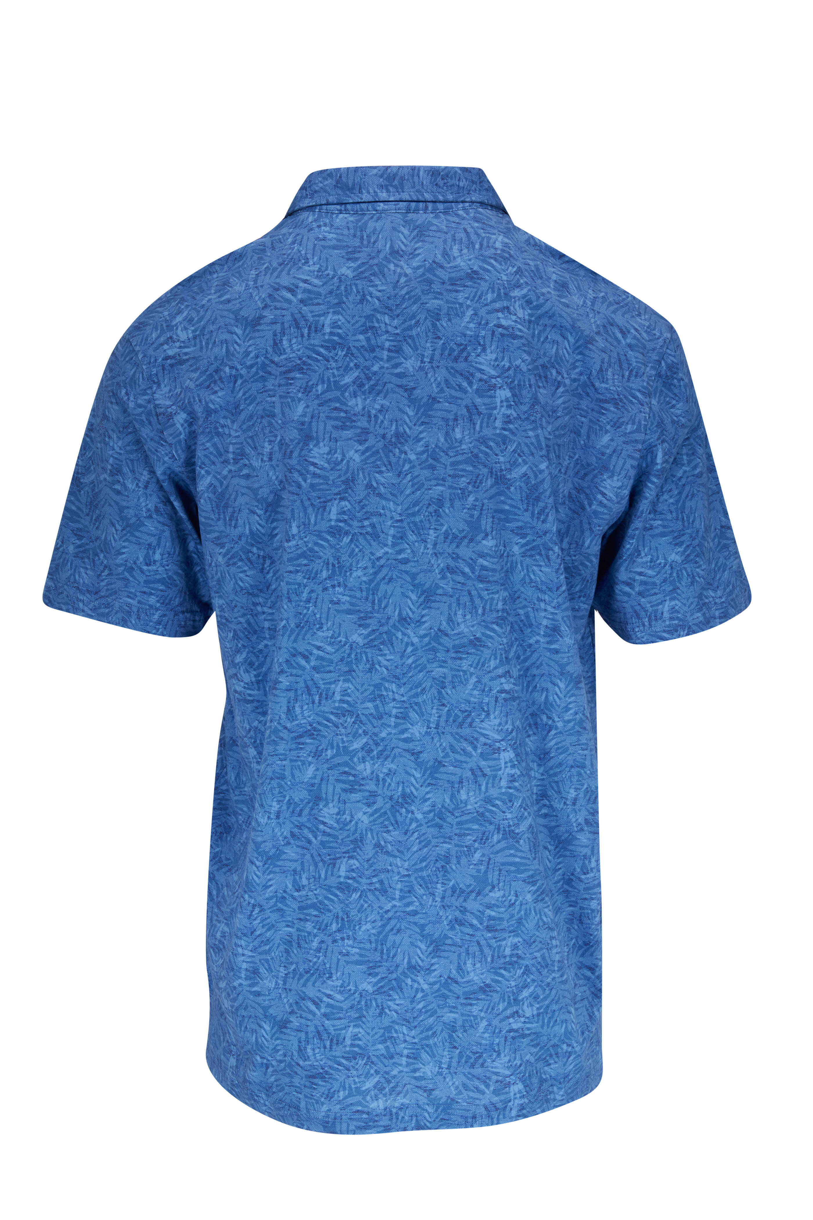 Peter Millar - Pilot Mill Indigo Palms Printed Polo
