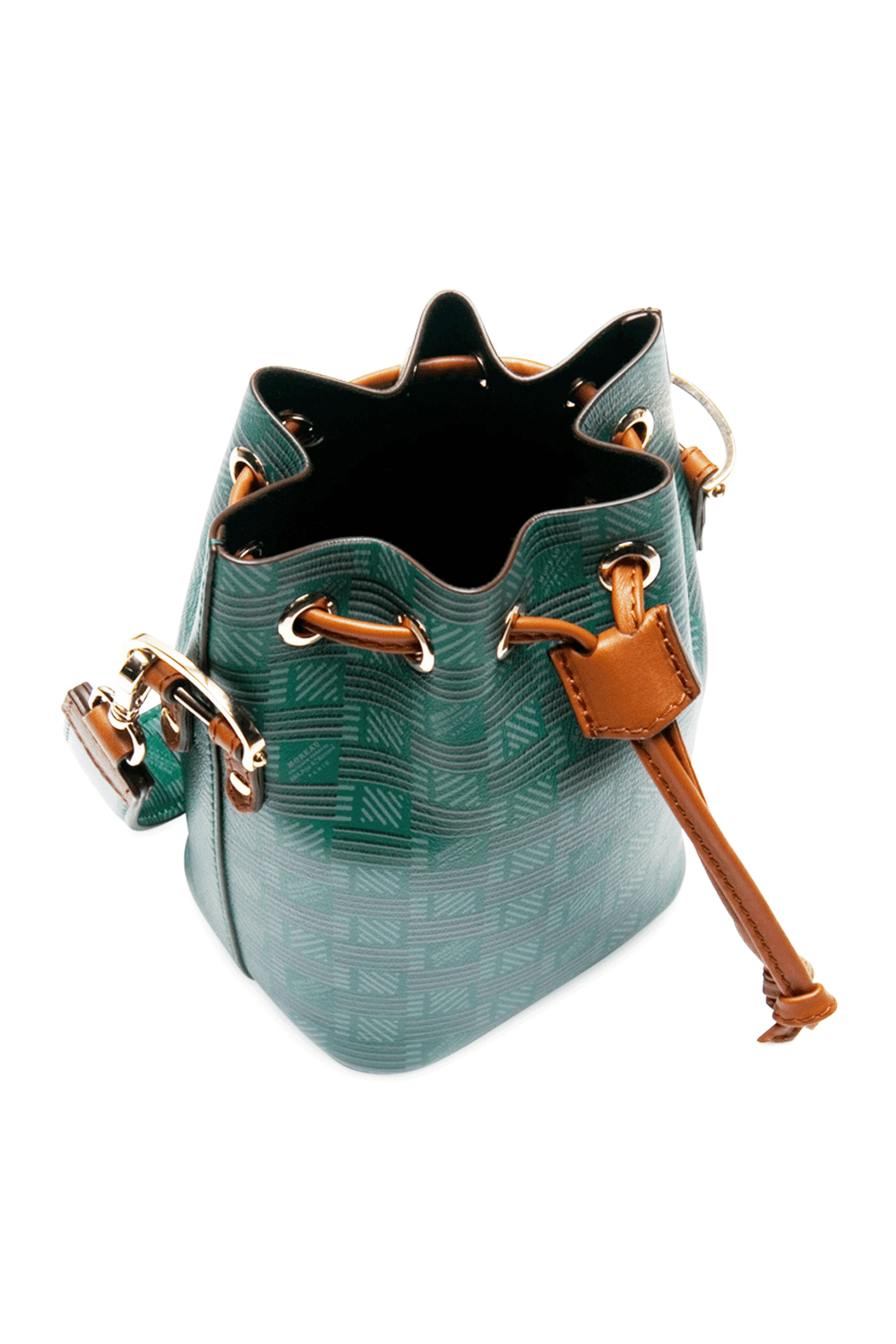 Moreau Paris - La Pon PM Bucket Bag in Vert