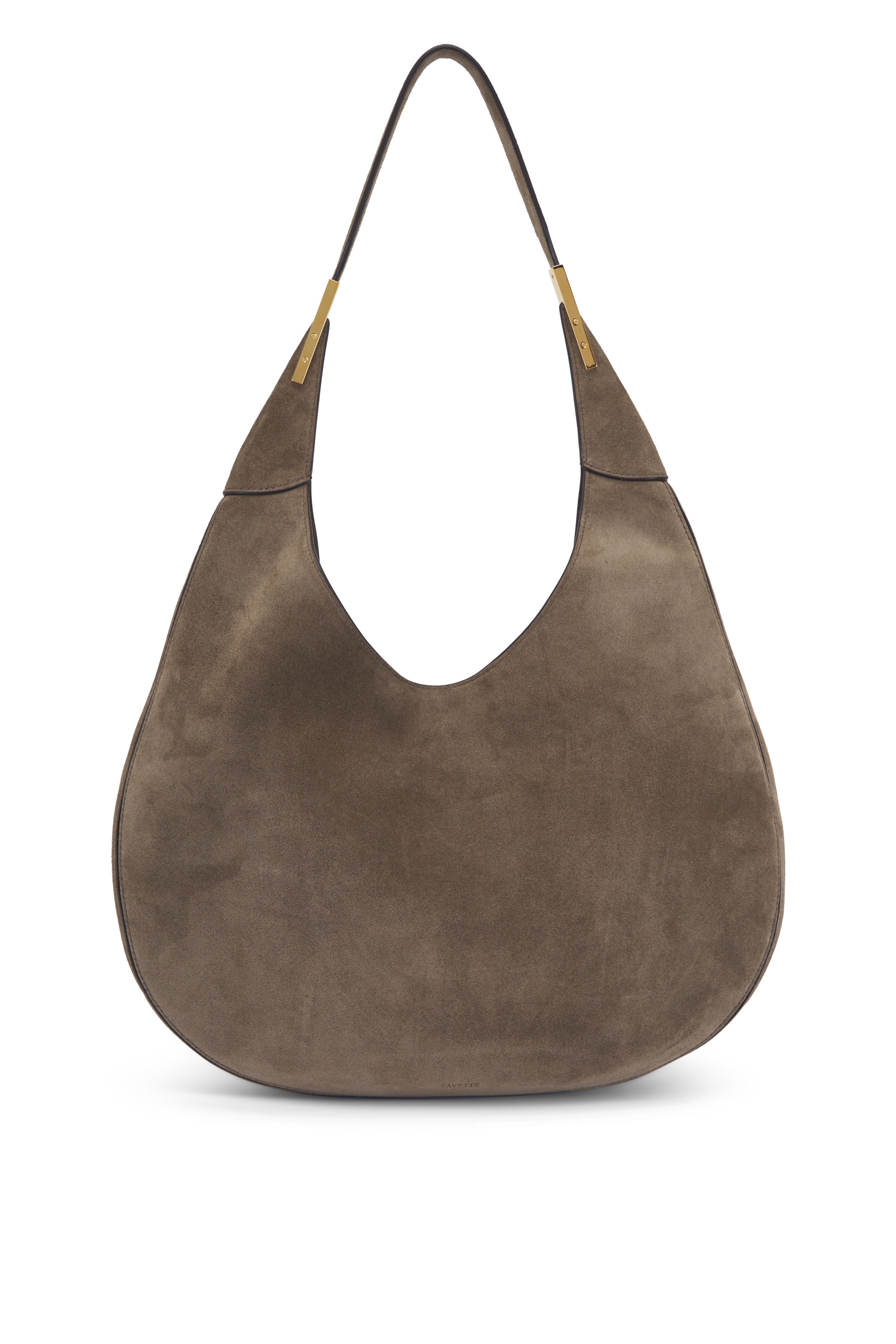 Savette - Florence Brown Suede Hobo Bag