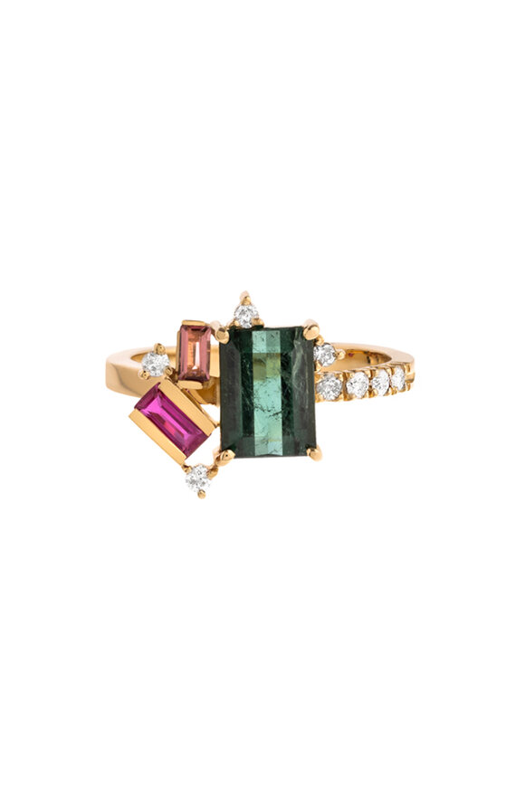 Spinelli Kilcollin - 18K Yellow Gold Five Link Vela Ring