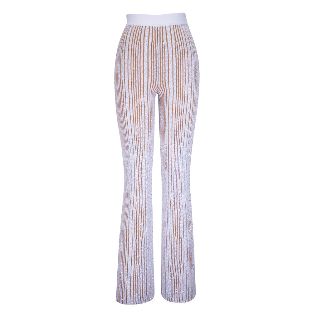 パンツ MISSONI Sequin pants Multicolor Missoni Sequin Pants In Multicolor | ModeSens