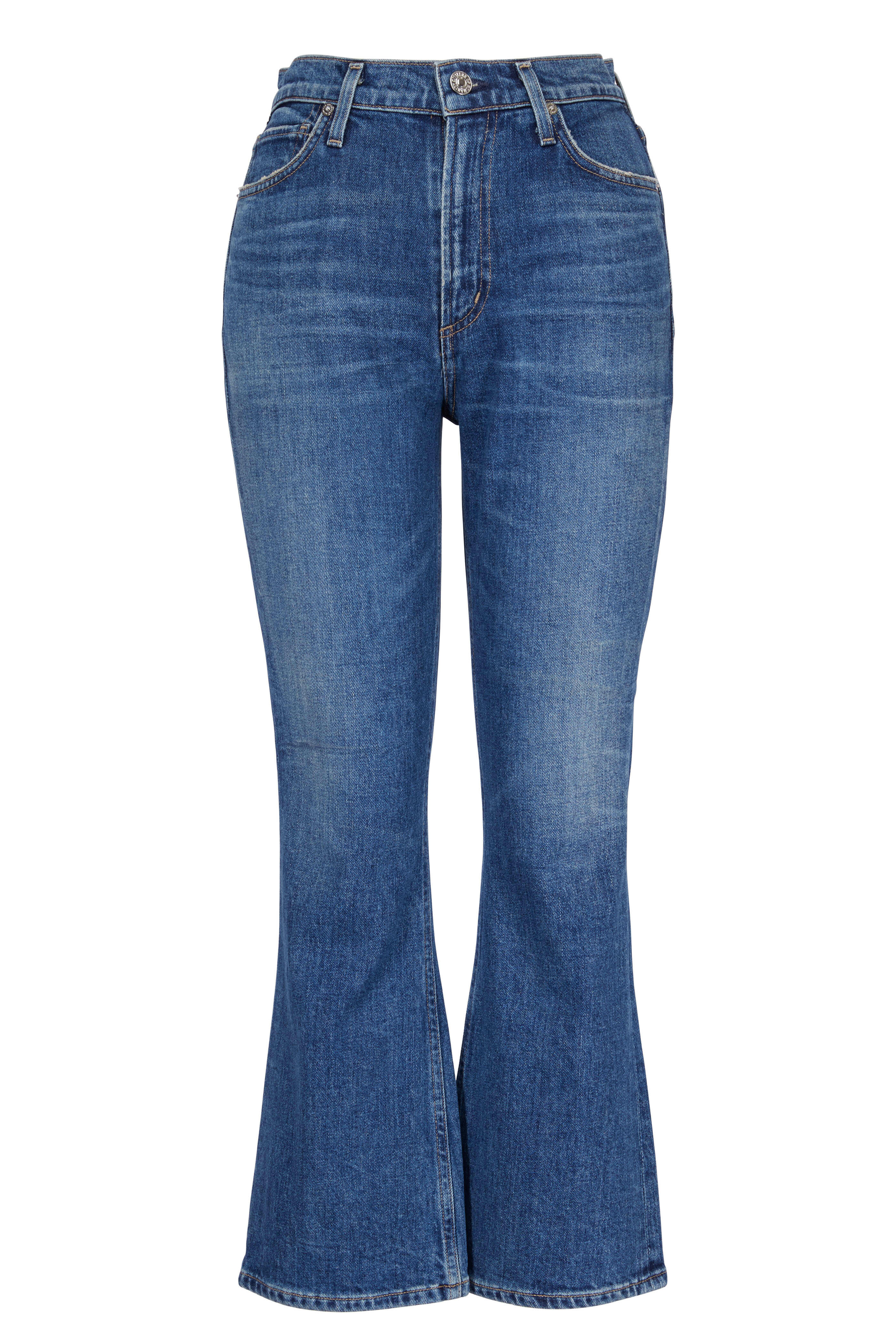 Citizens of Humanity - Demy Solo Cropped Flare High-Rise Jean