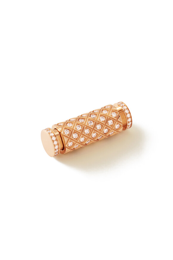 Nouvel Heritage Rose Gold Diamond Pendant - view 1