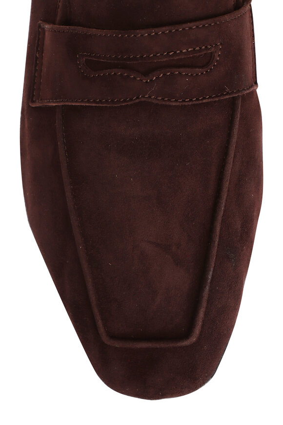 Sophique Milano Essenziale Brown Suede Loafer - view 4