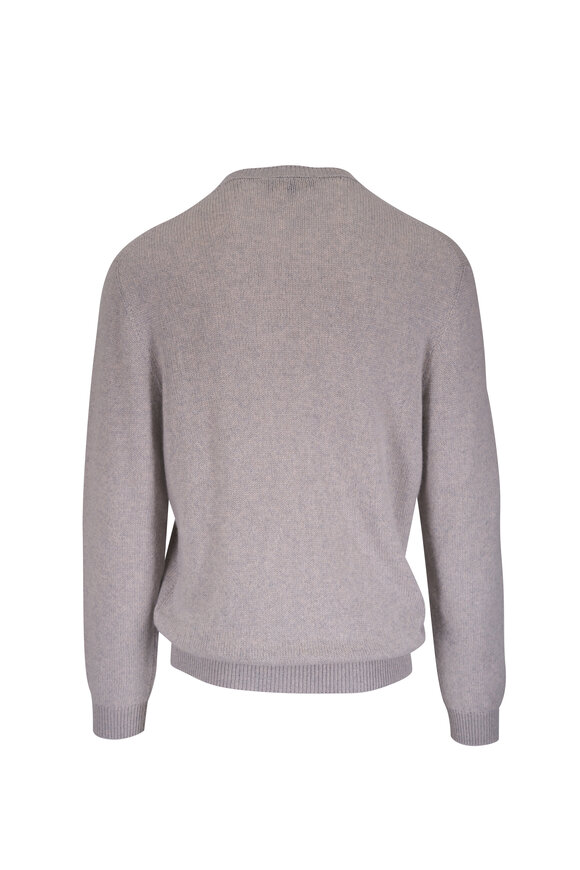 Loro Piana Gray Cashmere Crewneck Sweater - view 2