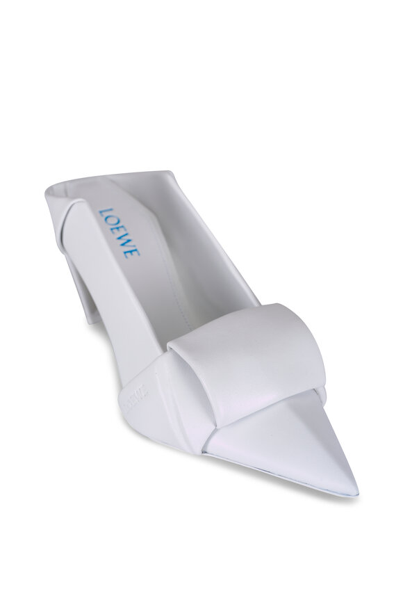 Loewe Origami Flap Back Optic White Pump, 70mm - view 1