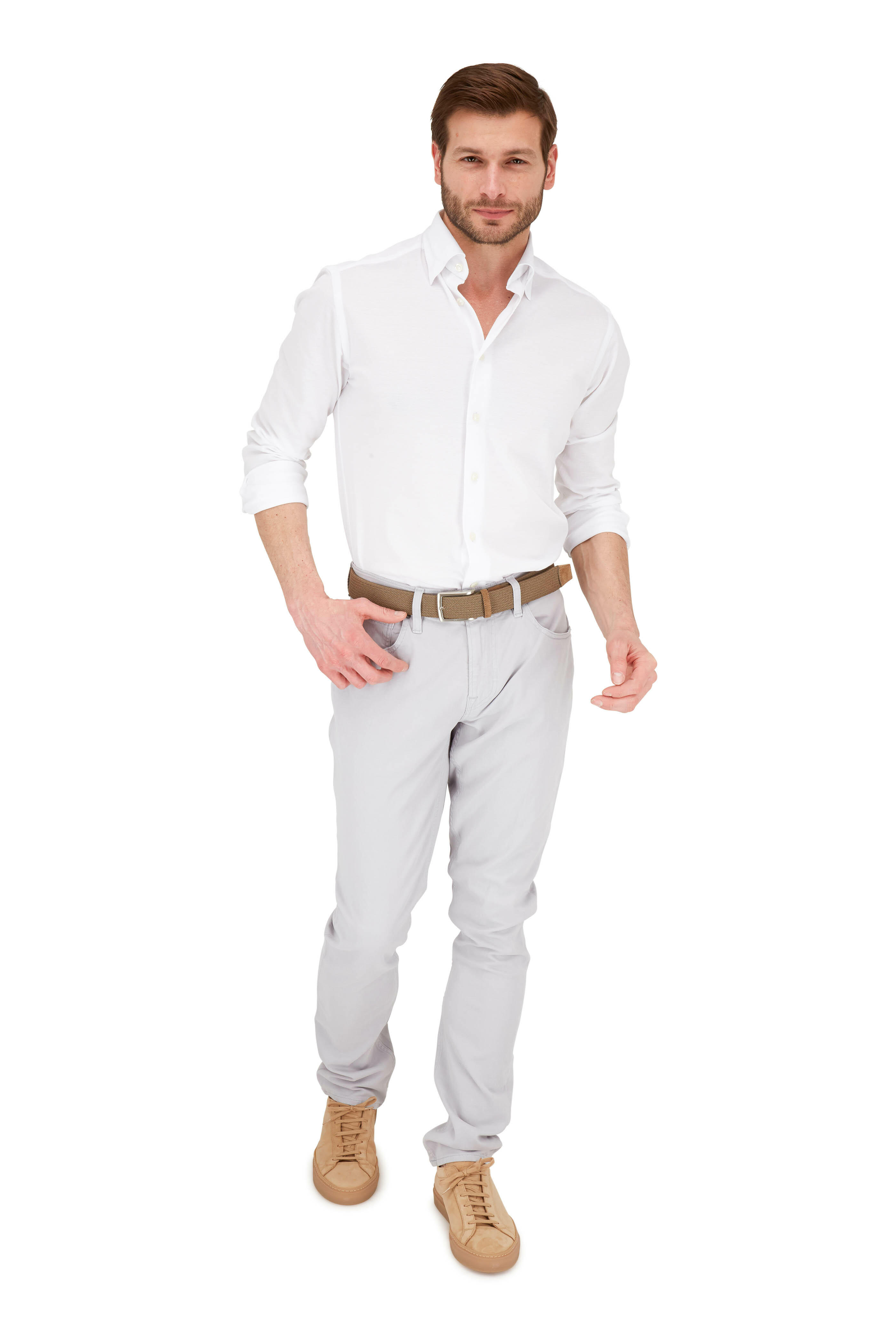 Hudson - Blake Pearl Blue Slim Straight Jean