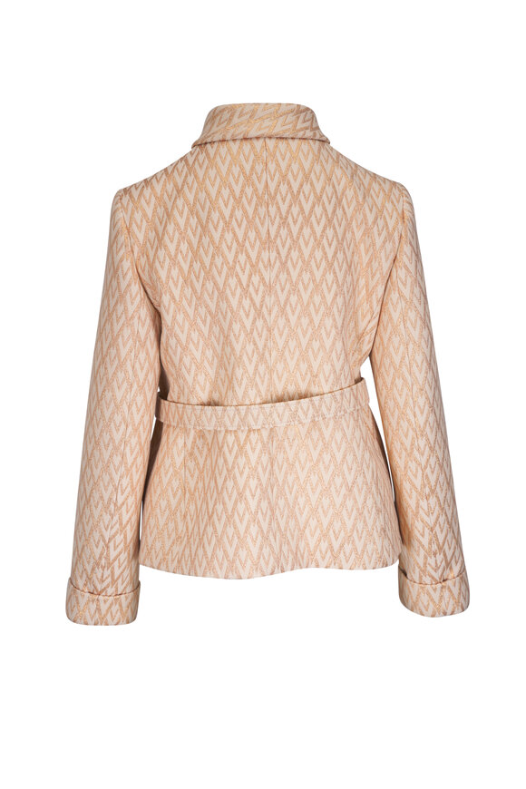 Valentino - Mossi Jacquard Biscuit Gold Jacket