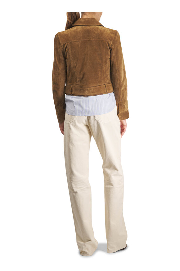 Saint Laurent French Vanilla V Waist Baggy Jean - view 6