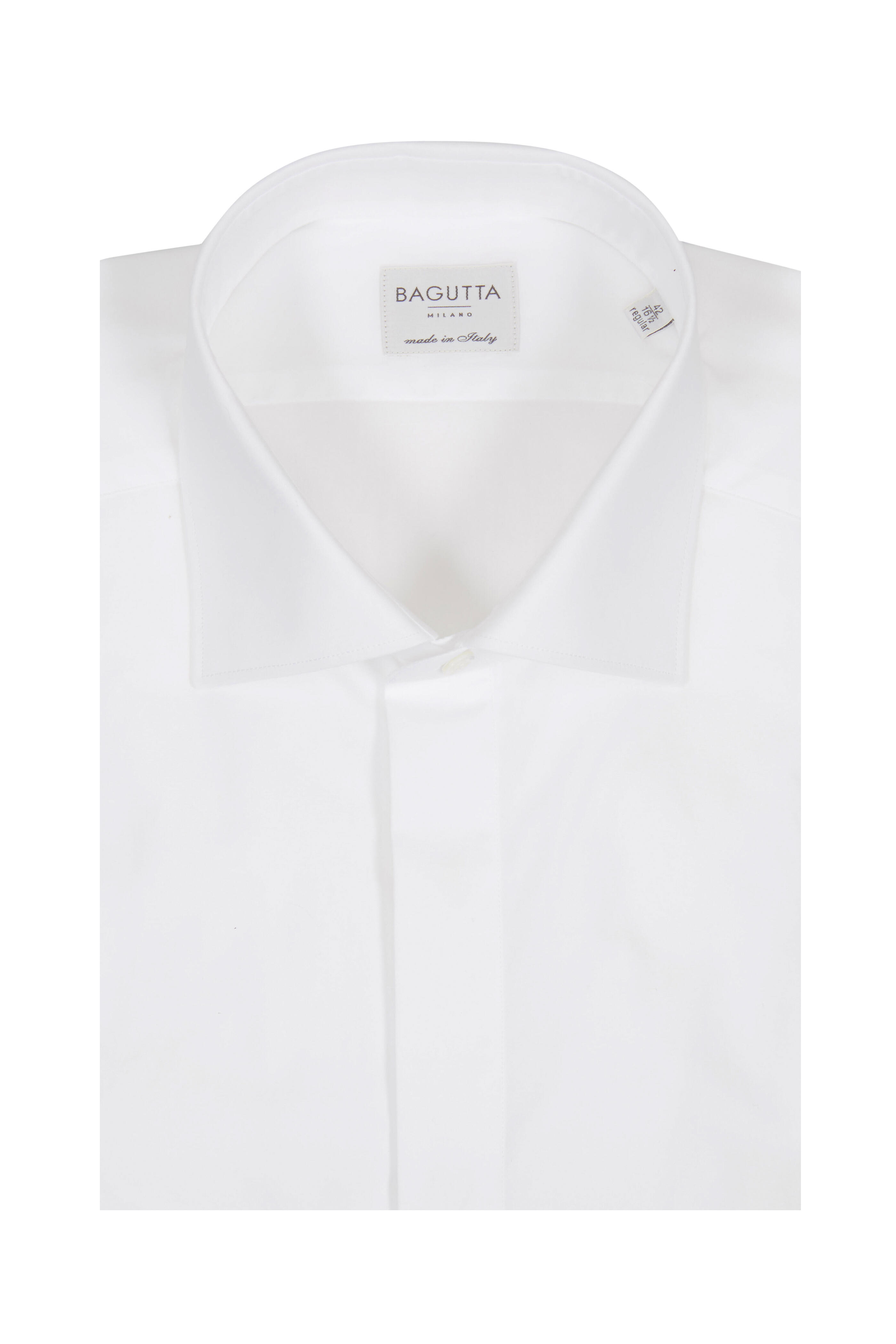 White tuxedo Shirt - Made in Italy