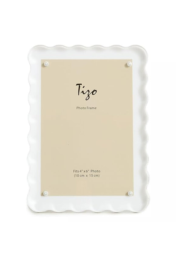Tizo White Wave Lucite Frame