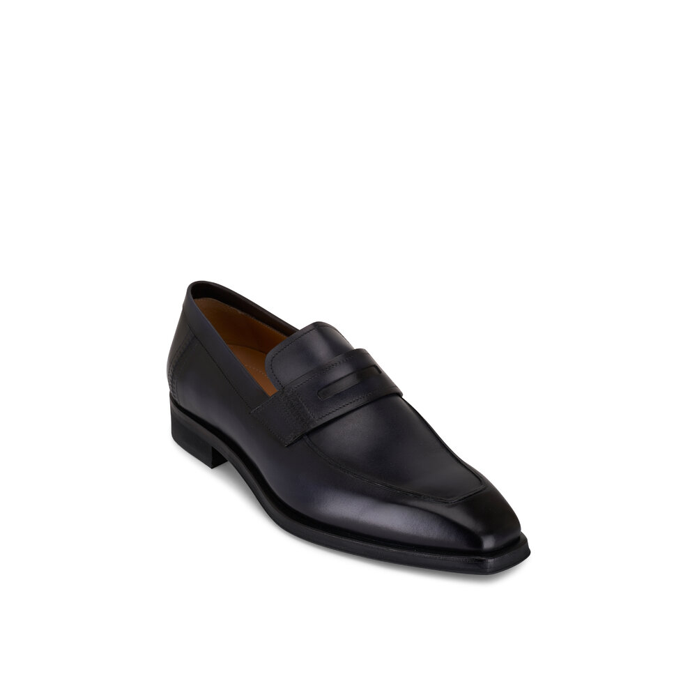 Berluti - Blue Leather Penny Loafer