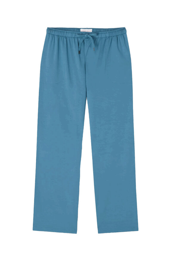 Derek Rose Blue Basel Lounge Pant
