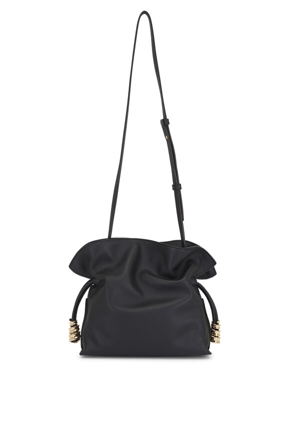 Loewe Mini Coil Flamenco Black Leather Clutch - view 3