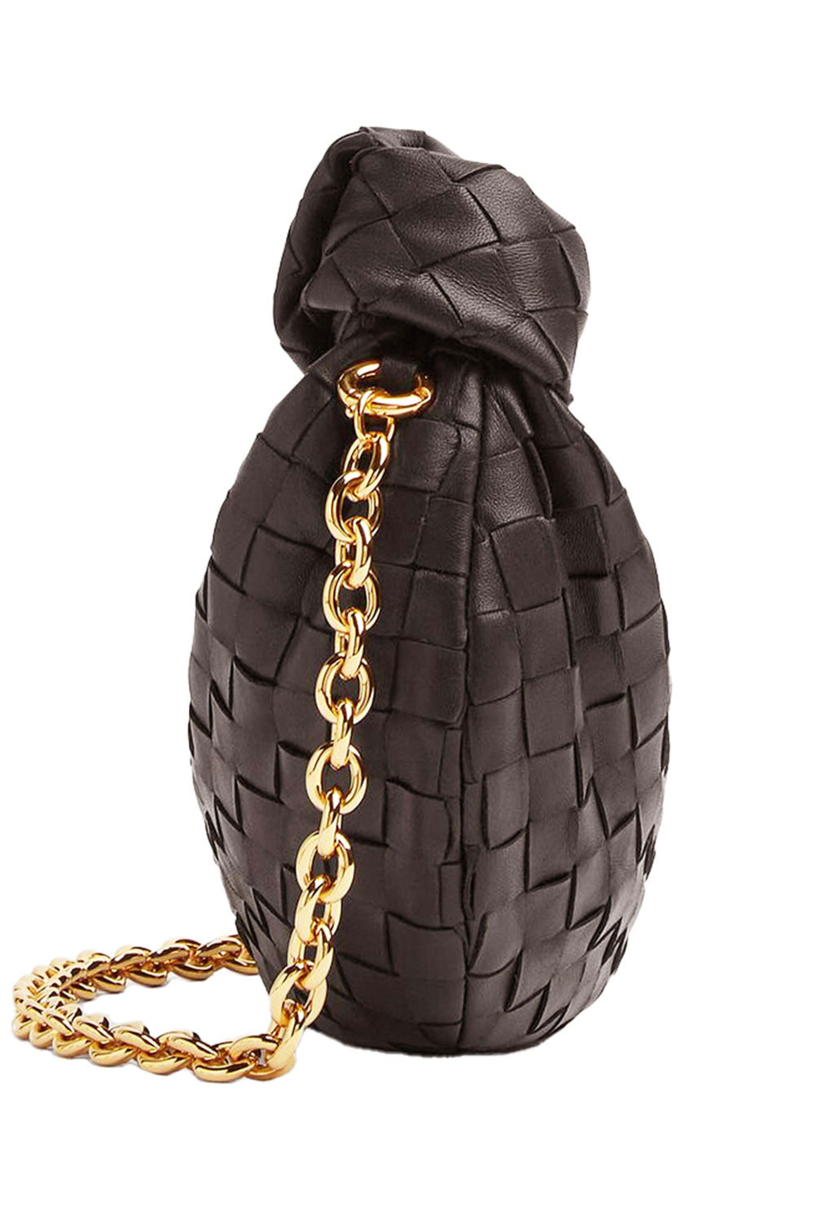Bottega Veneta - Mini Jodie Bag with Chain in Fondant