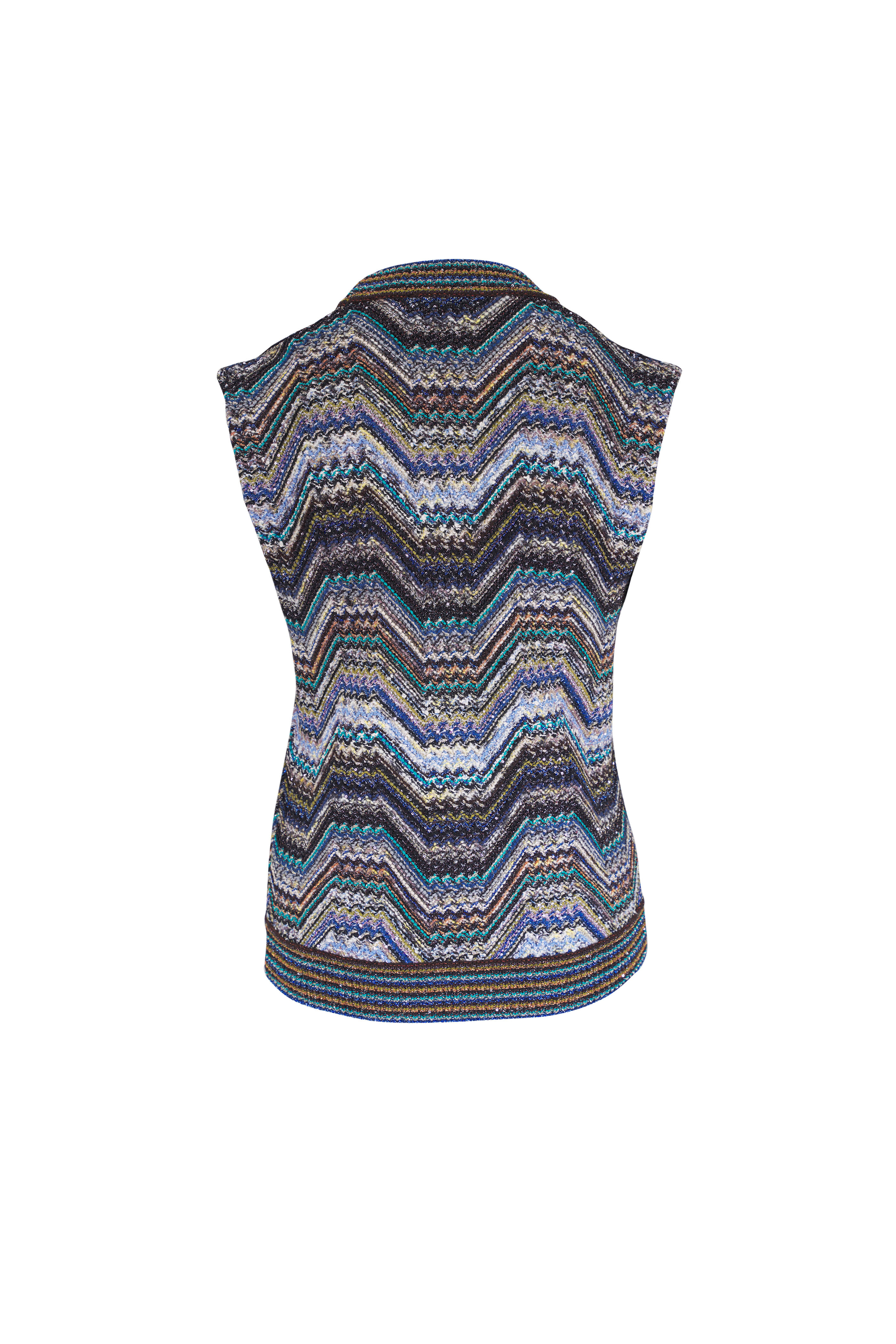 Missoni - Multicolor Chevron Knit Vest
