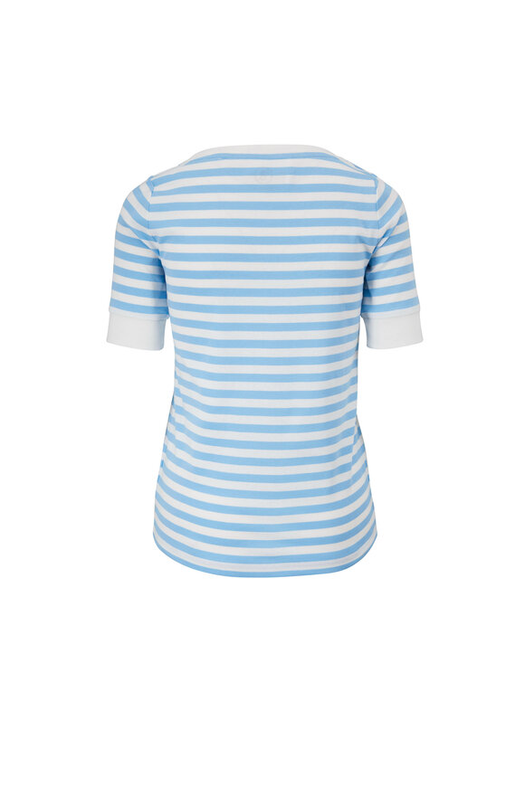 Bogner - Jackie Sky Blue & White Stripe T-Shirt