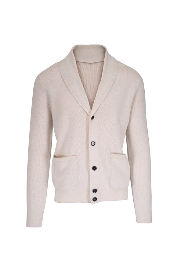 トップス Ermenegildo Zenga Premium Cashmere Ermenegildo Zegna mens Premium Cashmere suede trim 1/4 zip