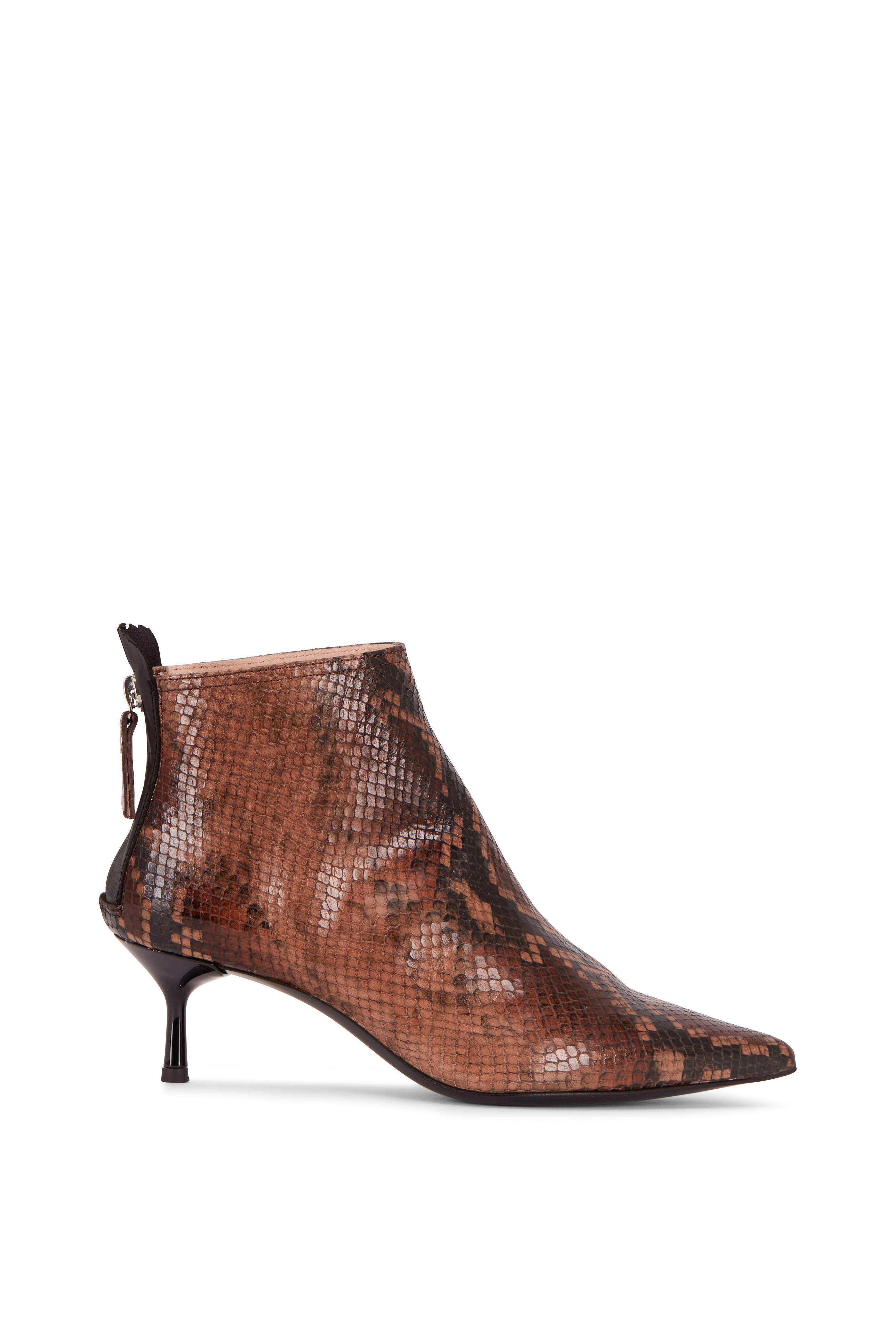 AGL Brenda Snake Pointed Bootie 50mm Mitchell Stores