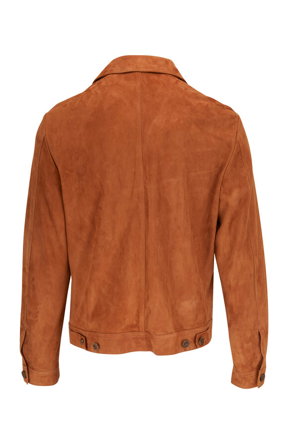 Maurizio Baldassari - Medium Brown Suede Jacket