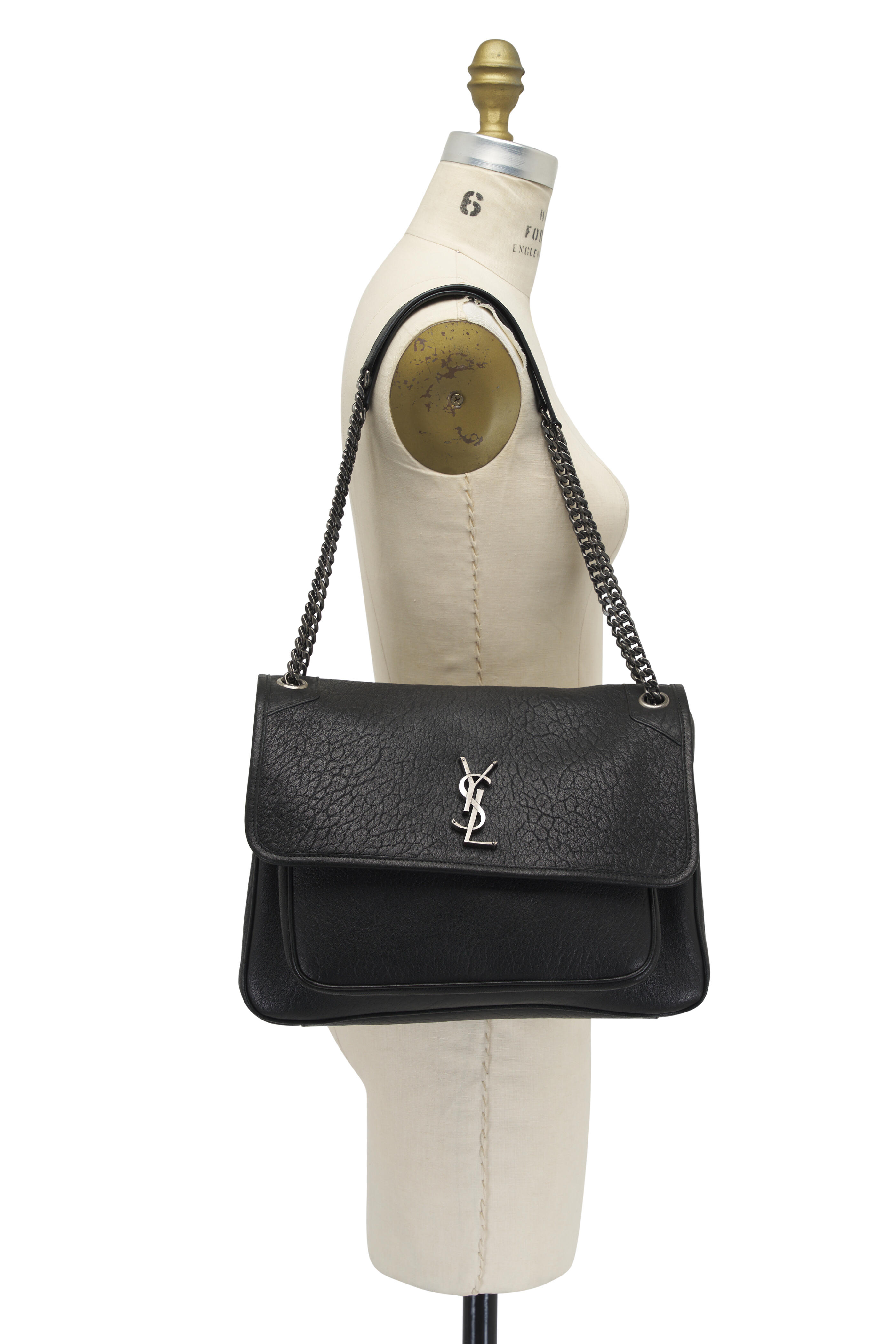 Saint Laurent - Large Niki Black Chain Shoulder Bag