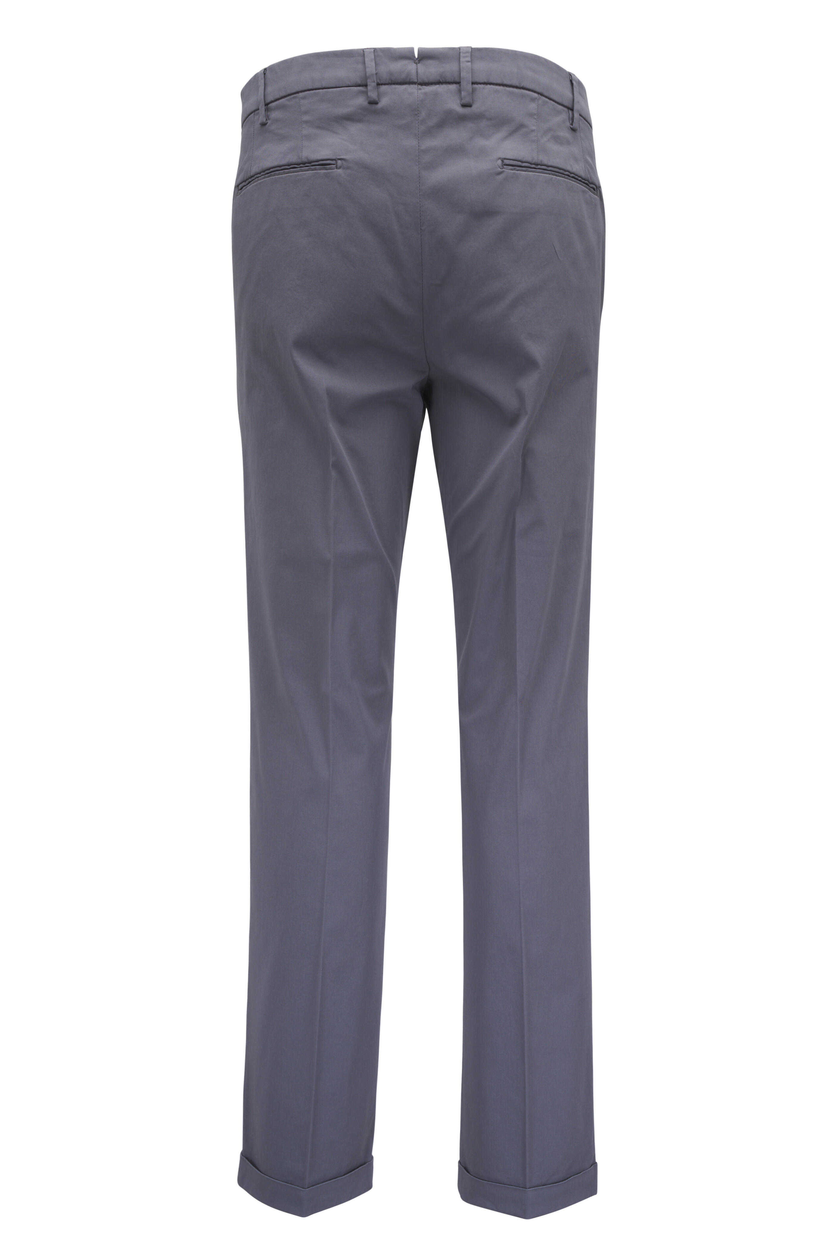Fedeli - Gray Flat Front Pant