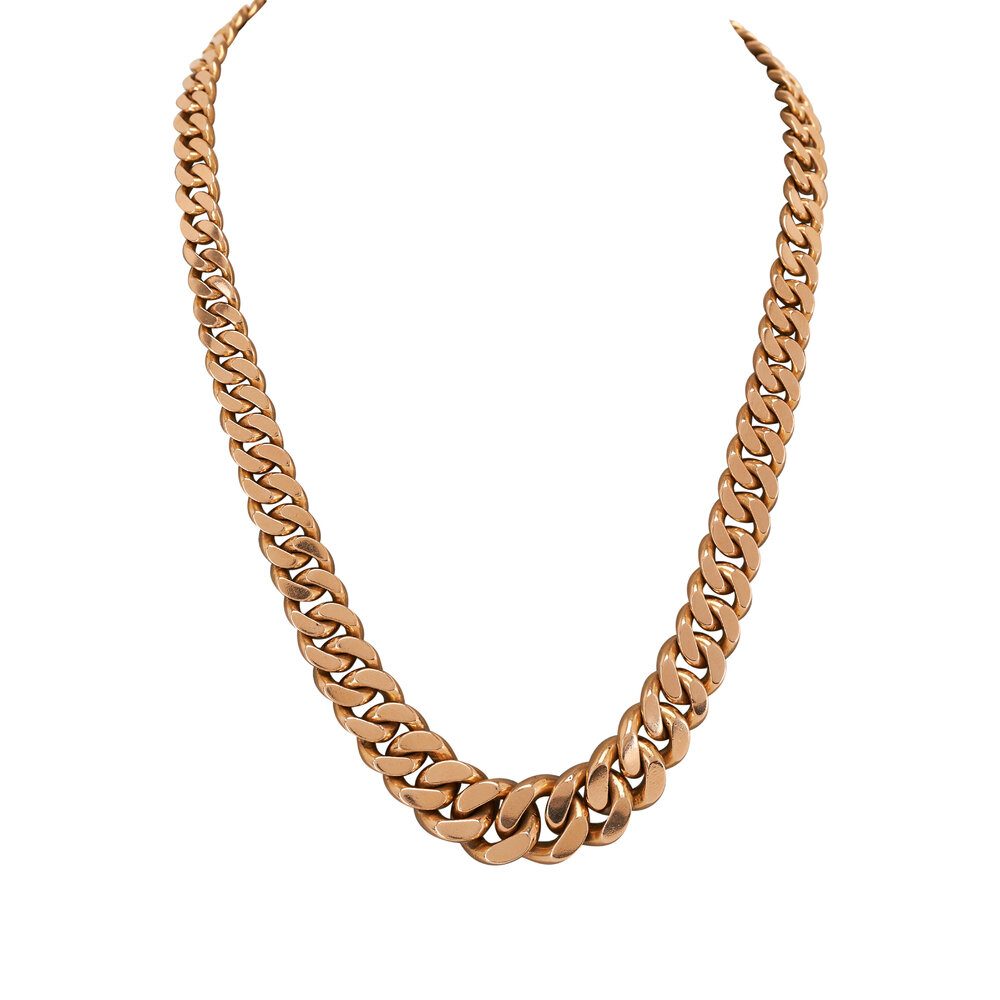 コレクション ChDucru-BeauCaillou1924 Vintage Collection - 1970's French Cuban Link Necklace
