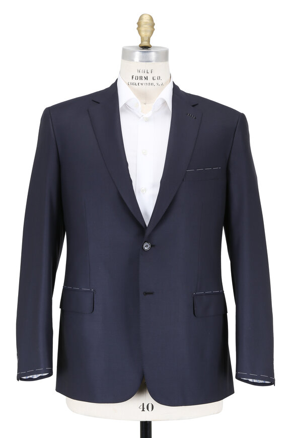 Brioni - Solid Navy Blue Wool Suit  