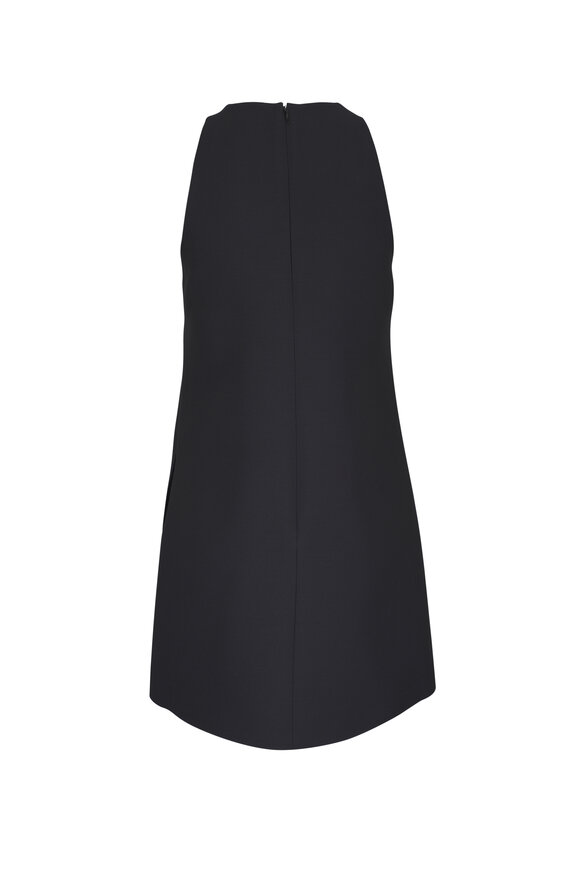 Valentino Black & Crystal Embroidered Mini Dress - view 3