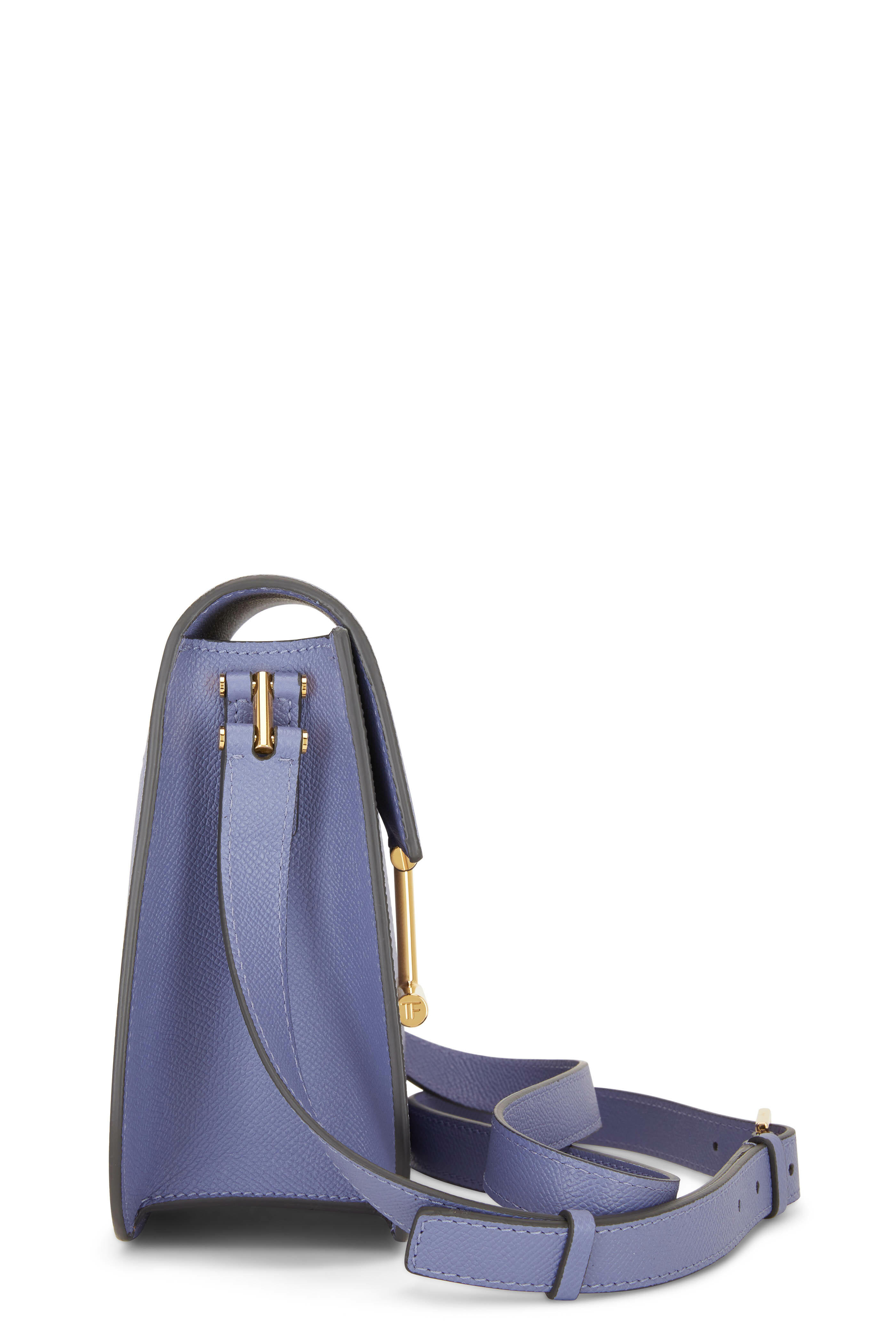 Tom Ford - Tara Hydrangea Leather T Clasp Mini Crossbody