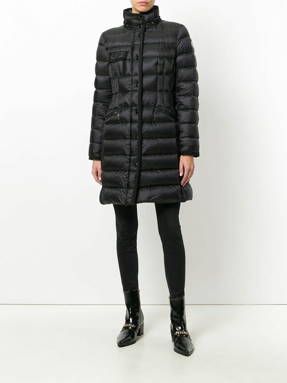 Moncler - Hermine Giubbotto Black Long Puffer Coat