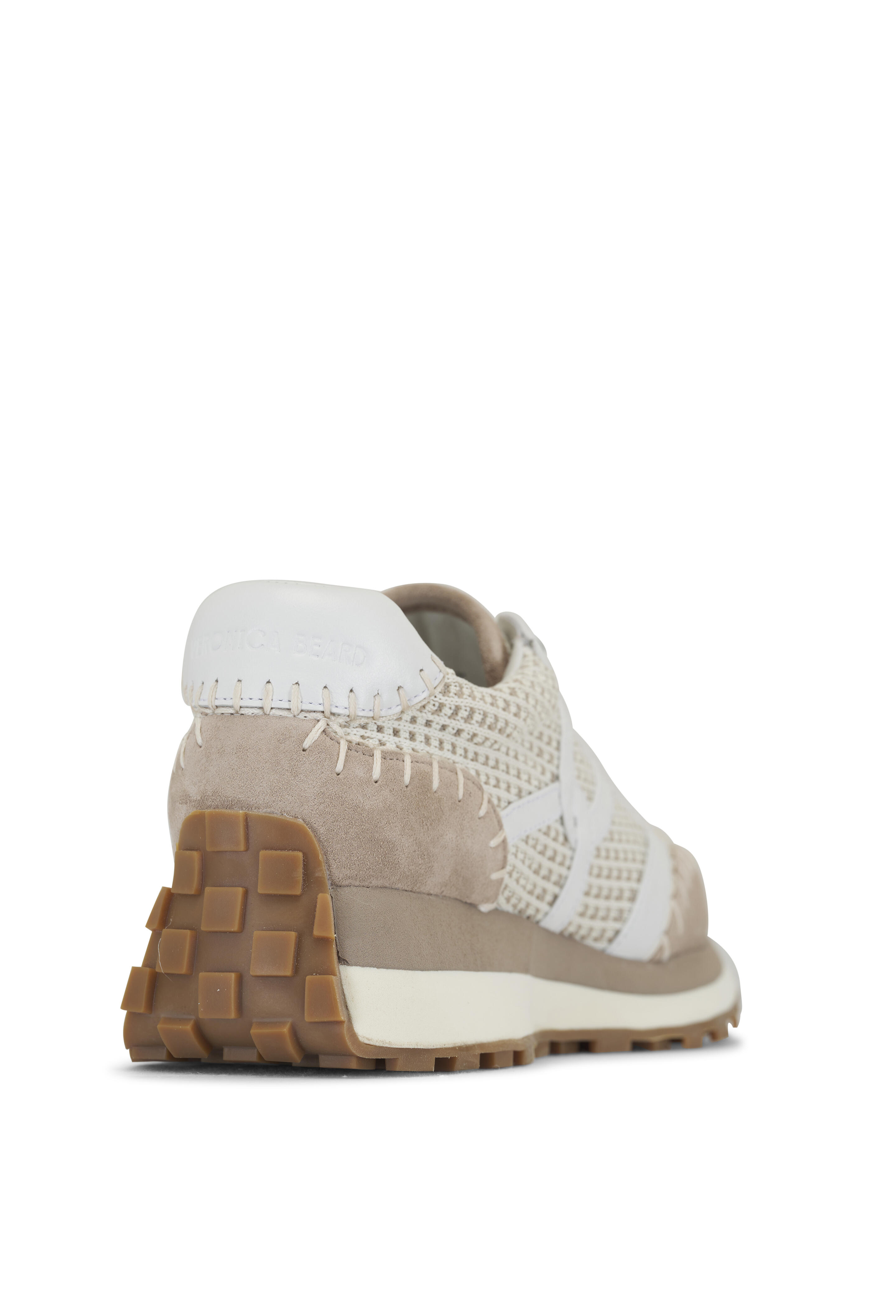 Veronica Beard - Valentina Mesh Beige & White Sneaker