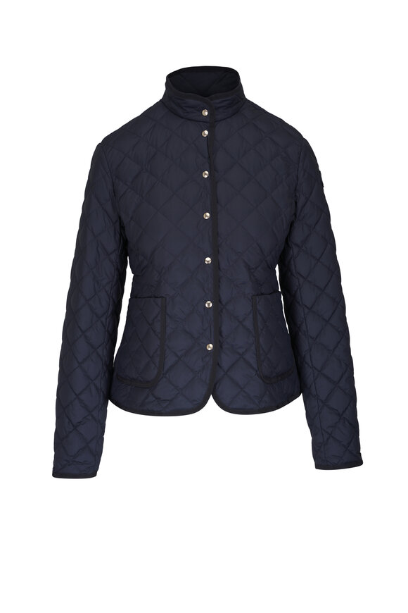 Moncler Epin Navy Quilted Down Jacket