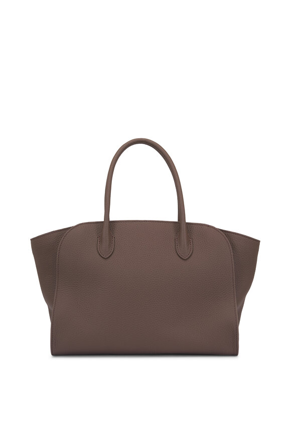 The Row - Large Estelle Two Black Raffia Tote | Mitchell Stores