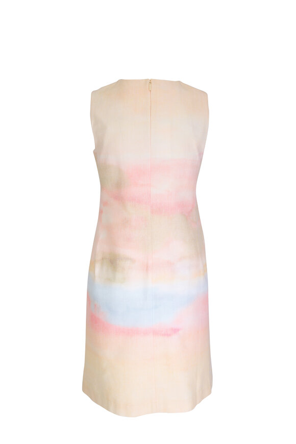 Lafayette 148 New York - Horizon Print Sleeveless Shift Dress