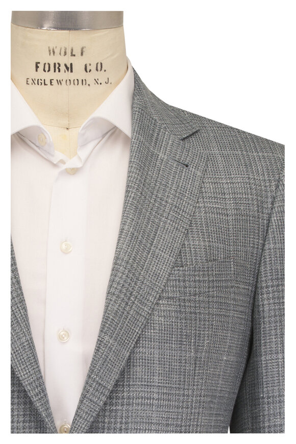 Canali Sage Cashmere, Linen, & Silk Sportcoat