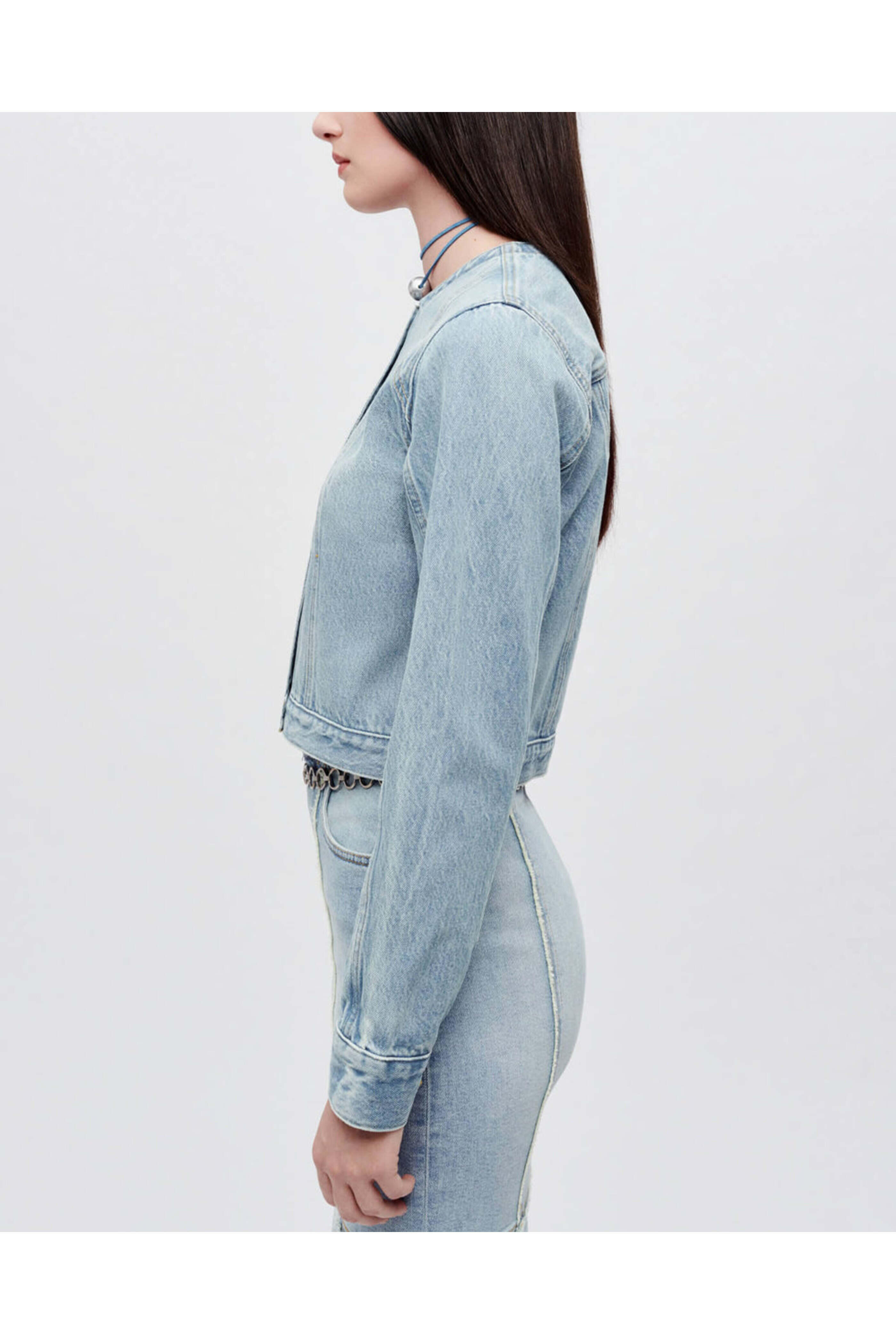 Re/Done - Tailored Denim Jacket in Mojave