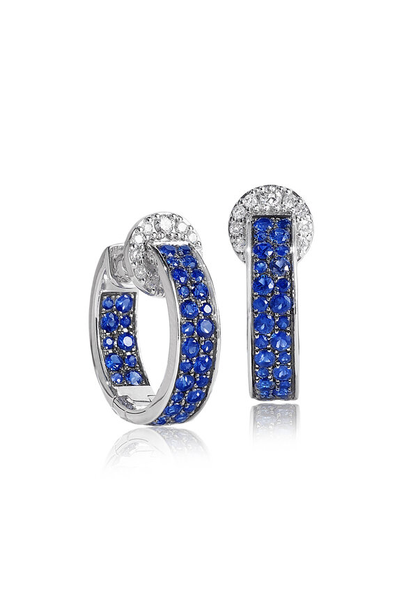 Nam Cho - 18K White Gold One Row Diamond Ear Cuff