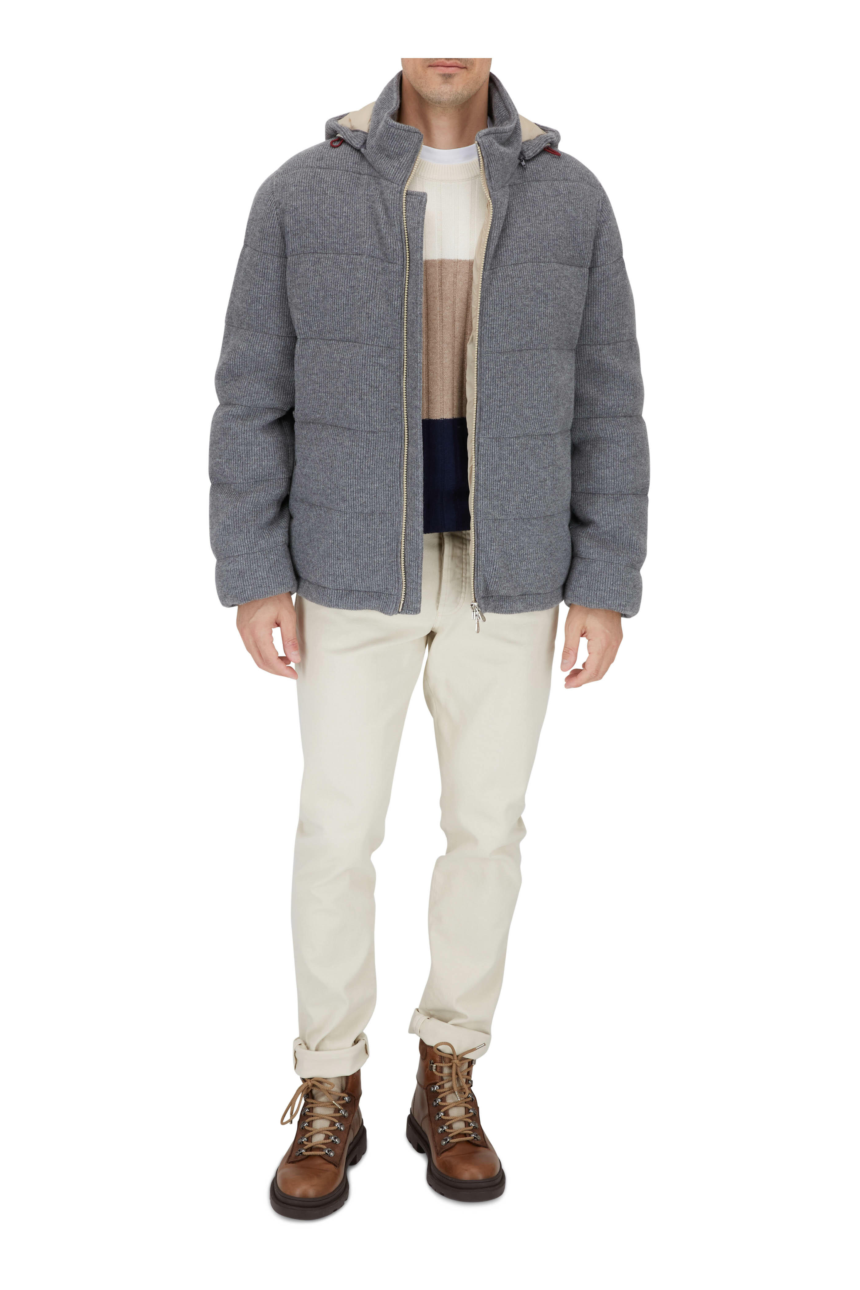 Brunello Cucinelli Cashmere Padded Jacket